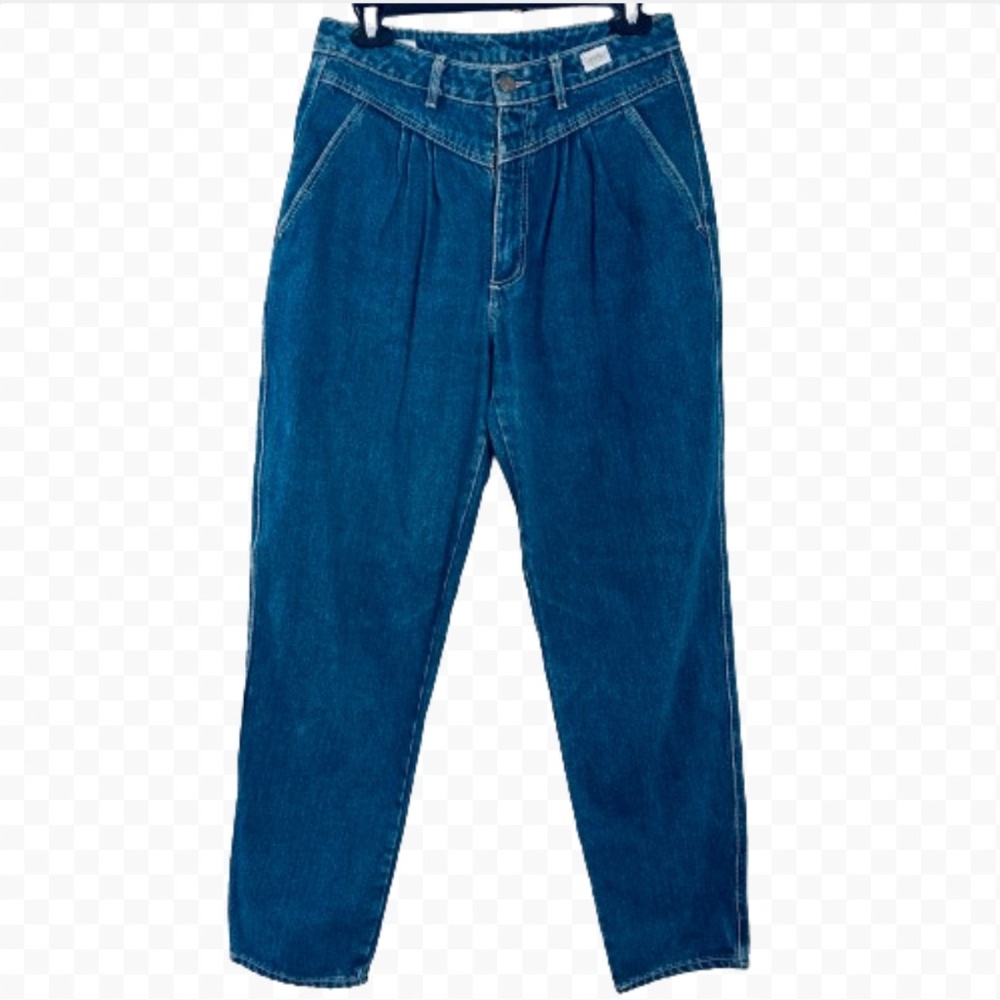 Sasson Vintage Jeans denim size 13 High Rise Waisted 80's Relaxed
